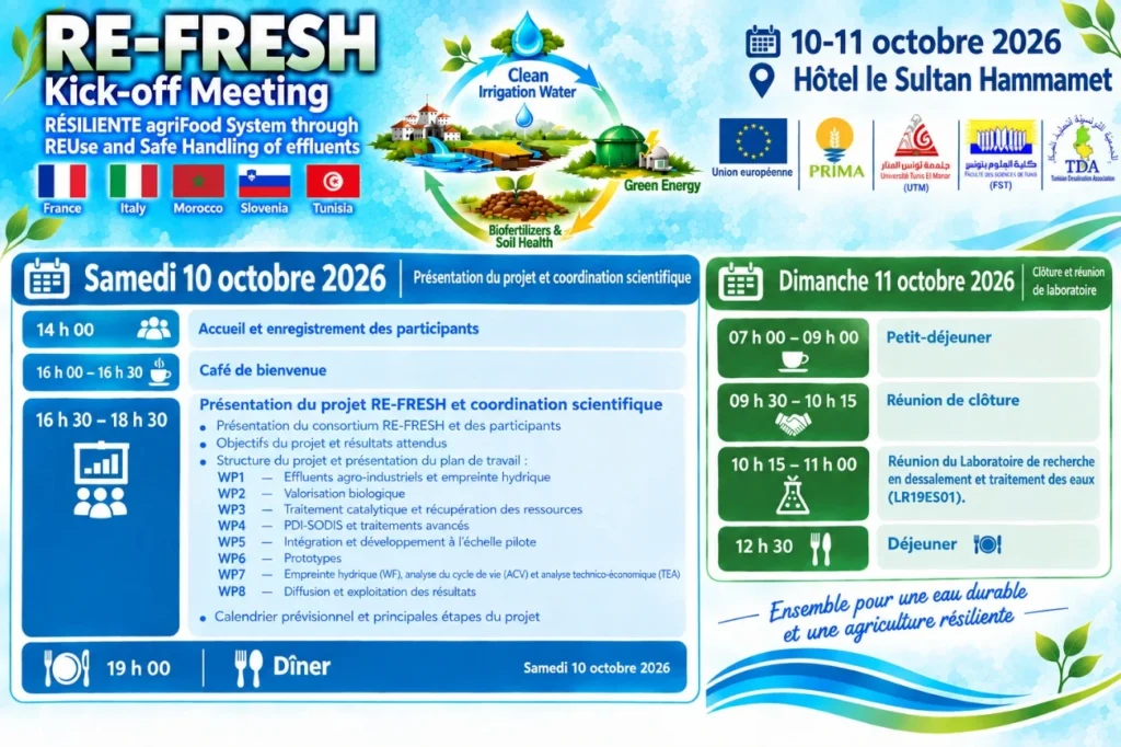 Programme annoncé du workshop RE-FRESH, version française